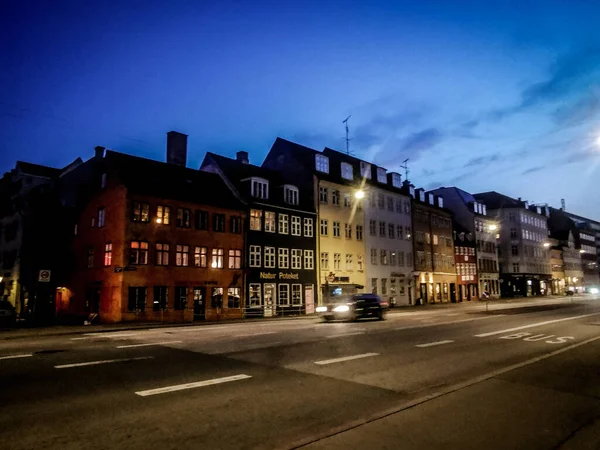 Kopenhagen Zomer Mooie Architectuur Reizen Achtergrond — Stockfoto