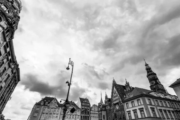 Straten Pleinen Van Oude Europese Stad — Stockfoto