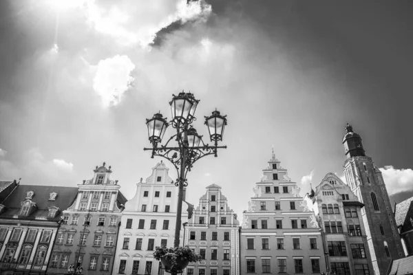 Het Mooie Pittoreske Centrum Van Wroclaw — Stockfoto