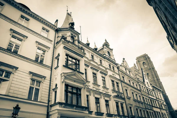 Wroclaw Polônia Junho 2019 Wroclaw Casas Ruas Cidade Wroclaw Paisagem — Fotografia de Stock