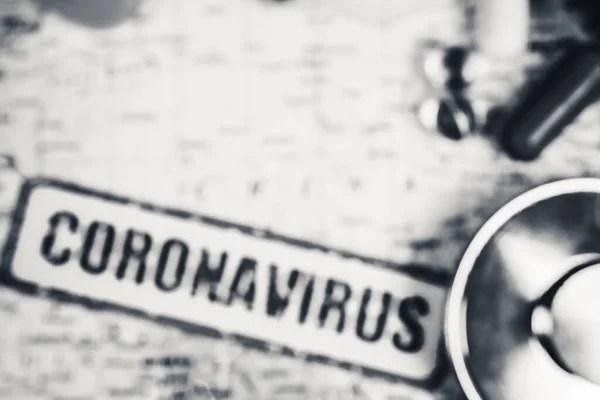 Koronavirus Hrozba Epidemie Číny — Stock fotografie