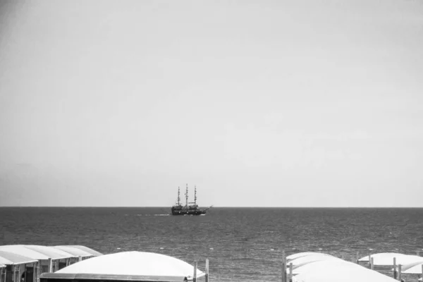 Vacker Seaside Resort Landskapsarkitektur — Stockfoto