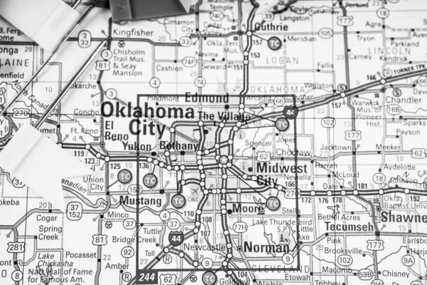 Oklahoma City Usa Pozadí Cestování — Stock fotografie