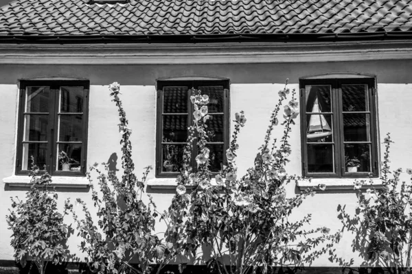 Чудова Датська Архітектура Мальовничому Селі — стокове фото