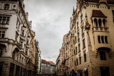 Prag, Çek Cumhuriyeti - 21 Eylül, Prag 'ın güzel sokakları ve mimarisi