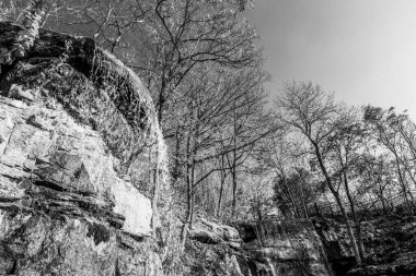 Güzel bir tarihi parkta muhteşem bir sonbahar.