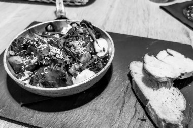 Sebzeli ızgara dana eti.