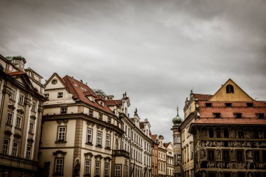 Prag, Çek Cumhuriyeti - 21 Eylül, Prag 'ın güzel sokakları ve mimarisi
