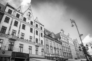Wroclaw 'ın güzel, resimsi merkezi