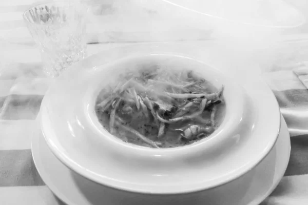 Рибний Суп Морепродуктів Харчовий Фон — стокове фото