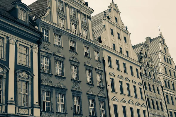 Calles Magnífico Wroclaw Fondo Viaje —  Fotos de Stock