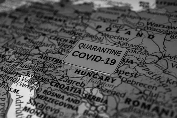 West Europe Coronavirus Covid-19 Quarantine  background