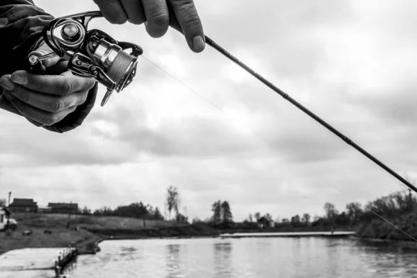 Риболовля Спорт Рекреаційний Фон — стокове фото