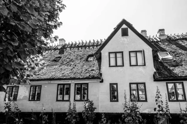 Güzel Pitoresk Danimarka Köyü — Stok fotoğraf