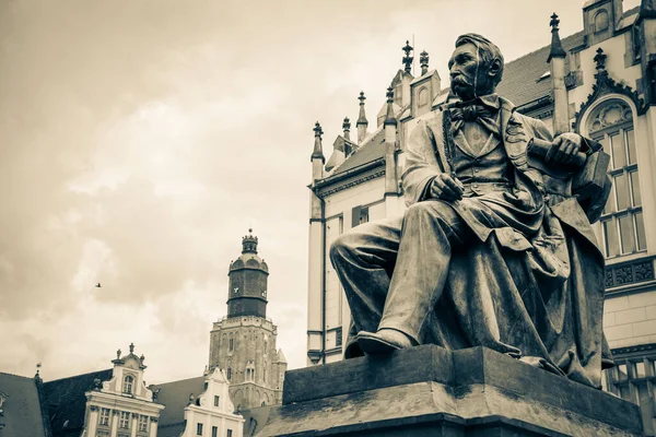 Wroclaw Polsko Června 2019 Wroclaw Domy Ulice Města Wroclaw Cityscape — Stock fotografie