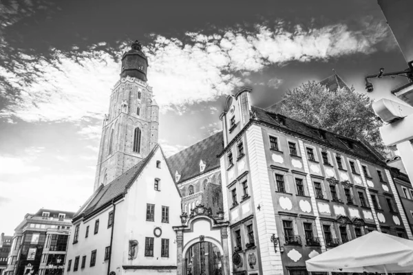 Wroclaw Praça Mercado Central Com Casas Coloridas Velhas — Fotografia de Stock