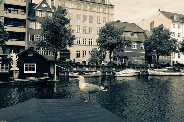 Straten Attracties Van Kopenhagen Een Reis Naar Kopenhagen — Stockfoto