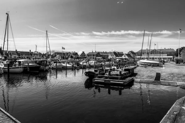 Beautiful Danish Harbor Yachts — Stock Photo, Image
