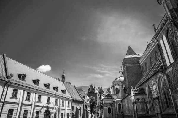Eski Polonya Şehrinin Mimarisi Pençe — Stok fotoğraf