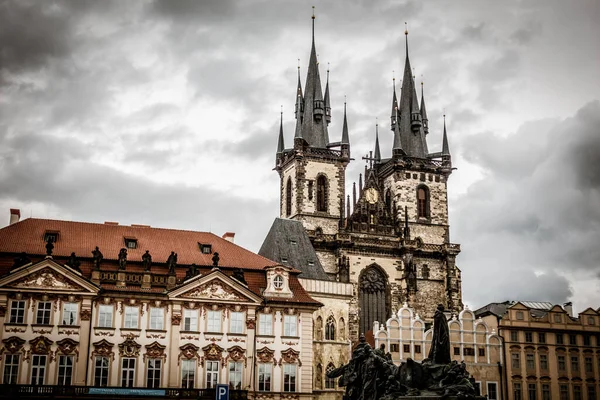 Прага Чехія Вересня 2019 Прекрасні Вулиці Архітектура Осінньої Праги — стокове фото