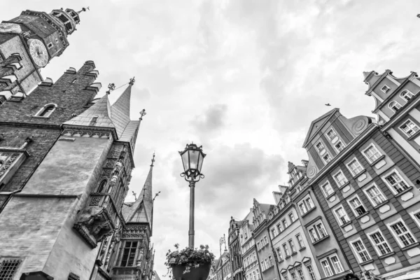 Straten Pleinen Van Oude Europese Stad — Stockfoto