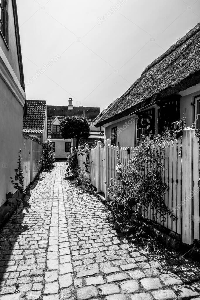 Beautiful Danish architecture in a picturesque village