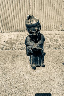 Muhteşem Wroclaw sokakları, seyahat arka planı