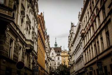 Prag, Çek Cumhuriyeti - 21 Eylül, Prag 'ın güzel sokakları ve mimarisi
