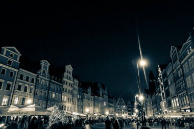 Antik Avrupa şehrinin sokakları ve meydanları