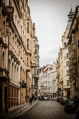 Prag, Çek Cumhuriyeti - 21 Eylül, Prag 'ın güzel sokakları ve mimarisi