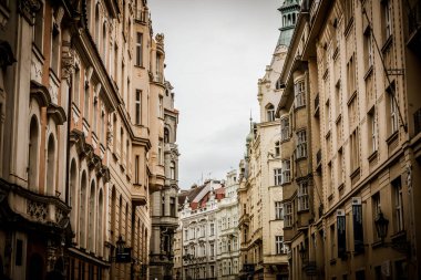 Prag, Çek Cumhuriyeti - 21 Eylül, Prag 'ın güzel sokakları ve mimarisi