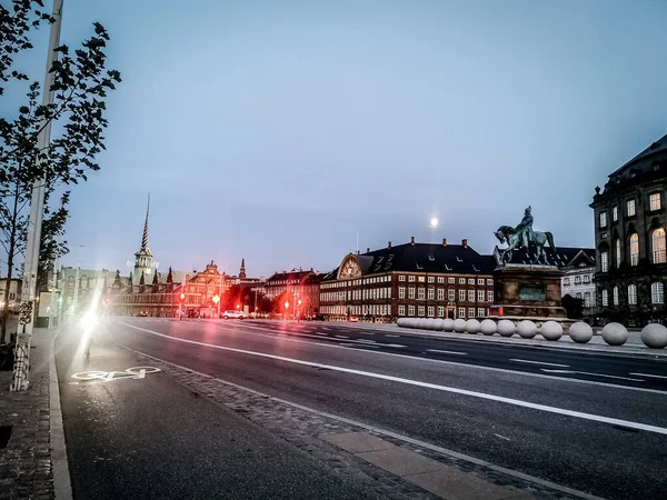 Copenaghen Estate Bella Architettura Viaggio Sfondo — Foto Stock