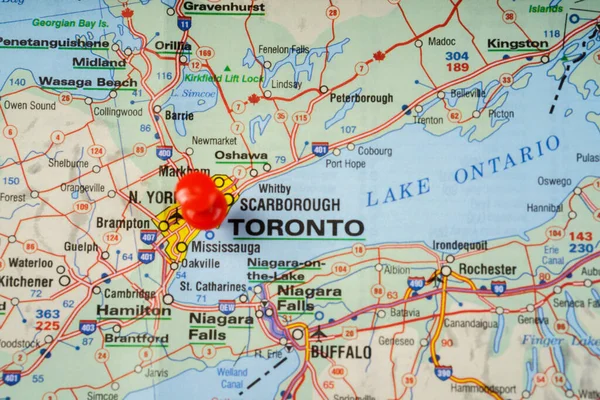 Toronto Canada Map Background — 스톡 사진