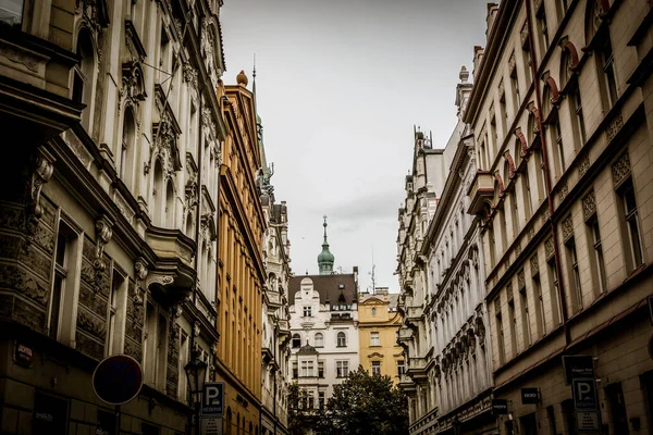 Prag Tjeckien September Vackra Gator Och Arkitektur Höst Prag — Stockfoto