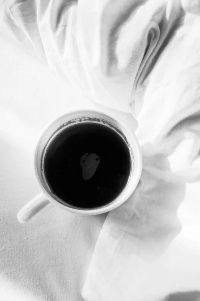 Taza Café Fondo Comida Cafetería — Foto de Stock