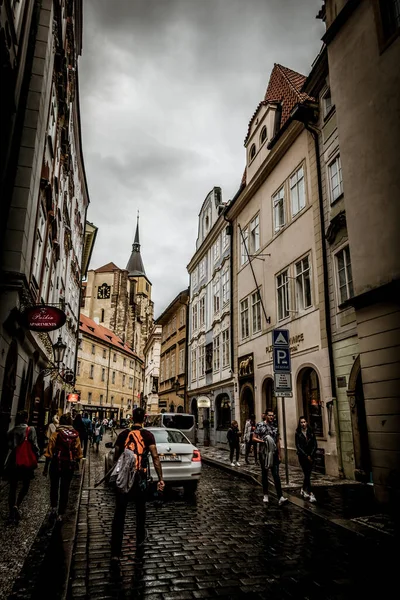 Praha Září Krásné Ulice Architektura Podzimu Praha — Stock fotografie