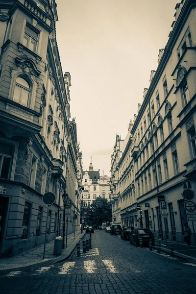 Beautiful Streets Architecture Autumn Prague — Stock Photo, Image