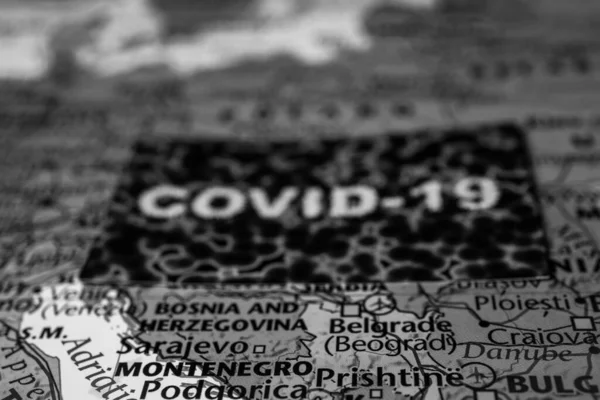 West Europe Coronavirus Covid Quarantine Background — Stock Photo, Image