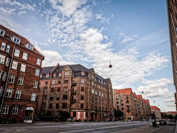 Copenhague Verano Hermosa Arquitectura Viaje Fondo — Foto de Stock