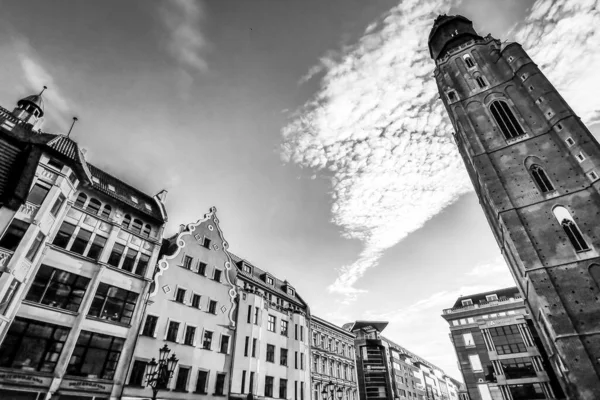Straten Pleinen Van Oude Europese Stad — Stockfoto