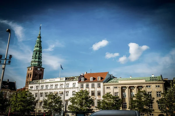 โคเปนเฮเกน เดนมาร กรกฎาคม 2019 สถาป ตยกรรมท งดงามของโคเปนเฮเกน — ภาพถ่ายสต็อก