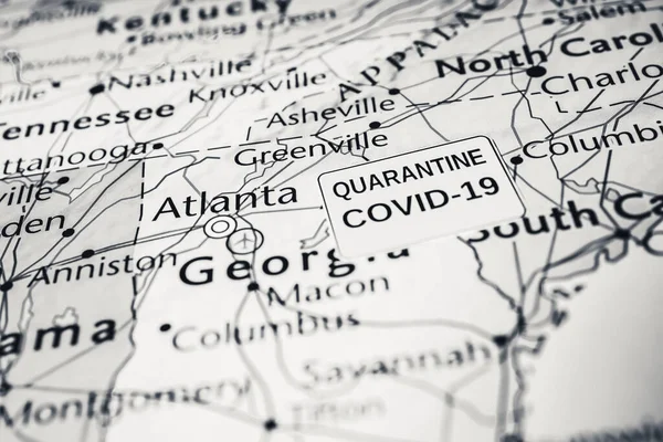 Georgia state Coronavirus Covid-19 Quarantine