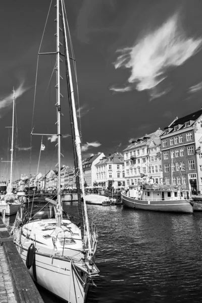 Straten Attracties Van Kopenhagen Een Reis Naar Kopenhagen — Stockfoto