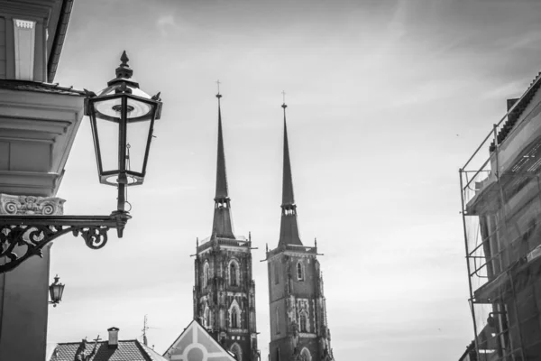Vackra Kyrkor Wroclaw Sevärdheter Resor Europa — Stockfoto