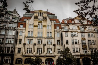 Prag, Çek Cumhuriyeti - 21 Eylül, Prag 'ın güzel sokakları ve mimarisi