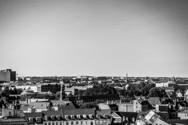 Kopenhag Şehri, Danimarka, İskandinavya. Güzel bir yaz günü