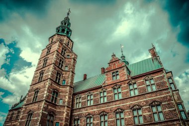 Kopenhag 'daki Güzel Rosenborg Kalesi