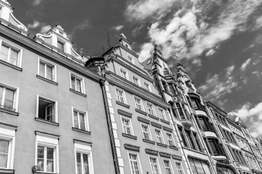 Muhteşem Wroclaw sokakları, seyahat arka planı