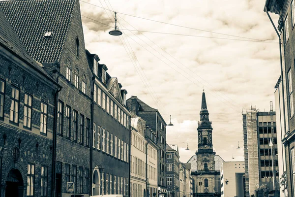 Belle Strade Copenaghen Sfondo Viaggio — Foto Stock