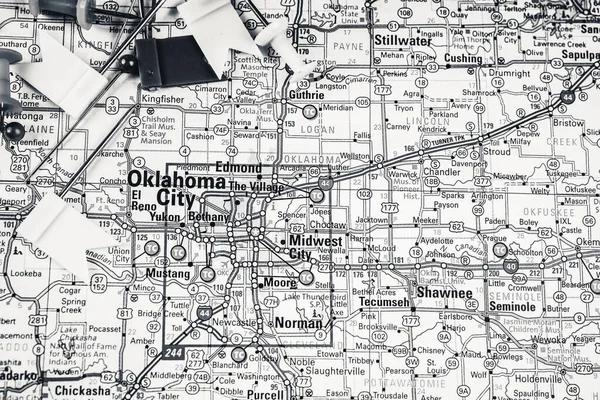 Pochodzenie Oklahoma City Usa Podróże — Zdjęcie stockowe